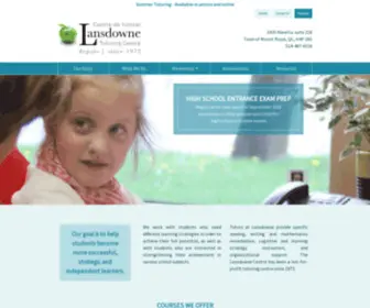 Thelansdownecentre.org(Lansdowne Tutoring Centre) Screenshot