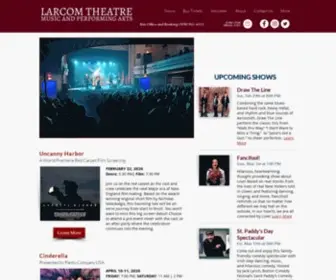 Thelarcom.org(Larcom Theatre) Screenshot