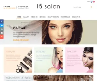 Thelasalon.com(At La Salon we offer a broad range of services when it comes to hair. Our services list includes) Screenshot