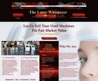 Thelaserwhisperer.com(Aesthetic Laser Machine Sales and Service) Screenshot