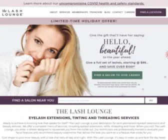 Thelashlounge.net(Eyelash Extensions) Screenshot