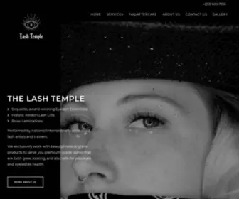 Thelashtemple.com(The Lash Temple) Screenshot