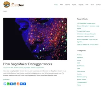 Thelastdev.com(The Last Dev Talk about Technologies) Screenshot