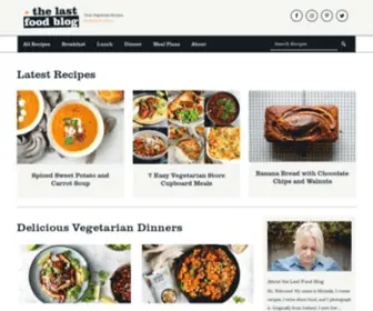 Thelastfoodblog.com(The Last Food Blog) Screenshot