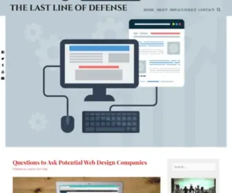 Thelastlineofdefense.org(The Last Line of Defense) Screenshot