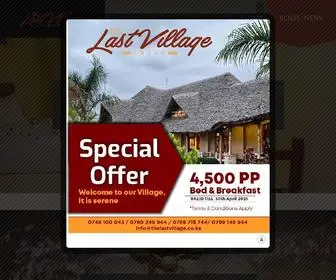 Thelastvillage.co.ke(The Last Village) Screenshot