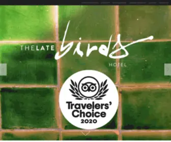 Thelatebirdslisbon.com(The Late Birds Lisbon) Screenshot