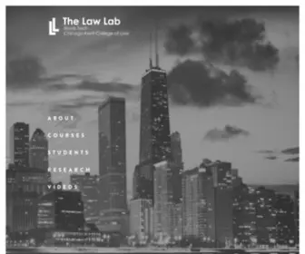 Thelawlab.com(The Law Lab at Chicago) Screenshot