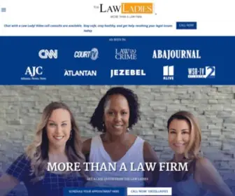 Thelawladies.com(Your Attorney in Atlanta GA. The Law Ladies are more than a law firm) Screenshot