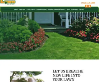 Thelawncoodessatx.com(The Lawn Company) Screenshot