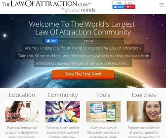 Thelawofattraction.com(The Law Of Attraction Manifesting Your Best Life) Screenshot
