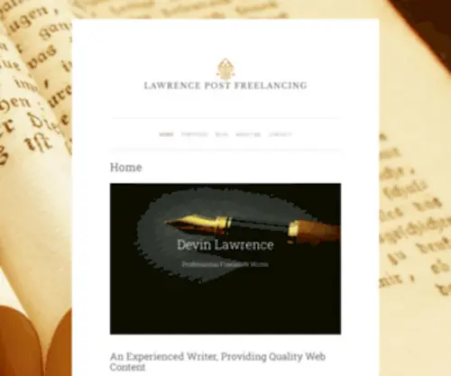 Thelawrencepost.us(Lawrence Post Freelancing) Screenshot