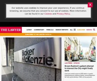 Thelawyer.com(The Lawyer.com) Screenshot