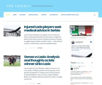 Thelaziali.com(The Laziali) Screenshot