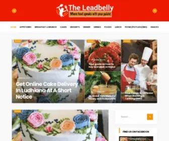 Theleadbelly.com(Where Food Speaks With Your Palate) Screenshot