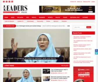 Theleaders-Online.com(Political analysis from Malaysia & Worldwide) Screenshot