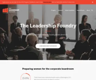 Theleadershipfoundry.org(The Leadership Foundry) Screenshot