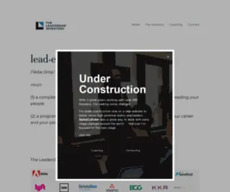 Theleadershipinventory.com(The Revenue Roadmap) Screenshot