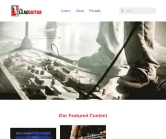 Theleadguitar.com(The Lead Guitar) Screenshot