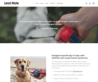 Theleadmate.com(Dog walks made easy with Lead Mate) Screenshot