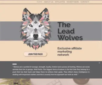 Theleadwolves.com(The Lead Wolves) Screenshot