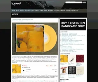 Theleaflabel.com(The Leaf Label) Screenshot