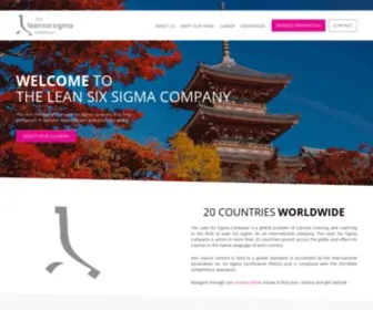 Theleansixsigmacompany.com(The Lean Six Sigma Company) Screenshot