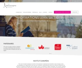 Theleansixsigmacompany.fr(The Lean Six Sigma Company) Screenshot
