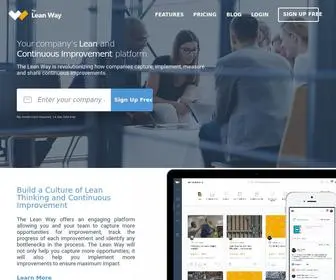 Theleanway.net(The Lean Way) Screenshot