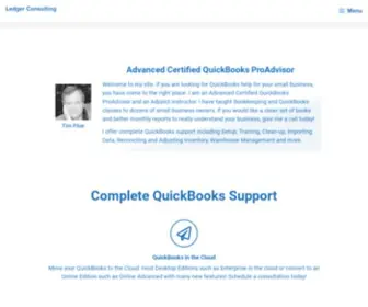 Theledgerfirm.com(Ledger Consulting) Screenshot