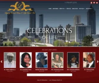 Thelegacyfuneralhome.com(Legacy Funeral Home and Life Center Inc) Screenshot