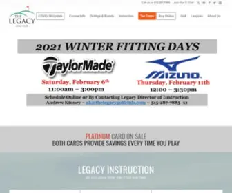 Thelegacygolfclub.com(The Legacy Golf Club) Screenshot