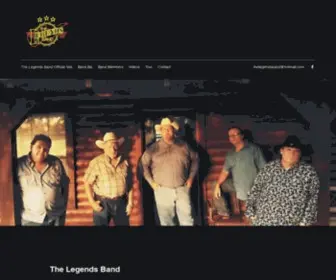 Thelegendsband.com(The Legends Band) Screenshot