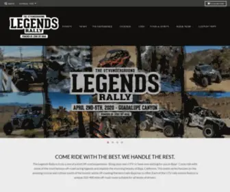 Thelegendsrally.com(The Legends Rally) Screenshot