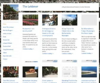 Theleidener.com(A Blog by International Students at Leiden University) Screenshot