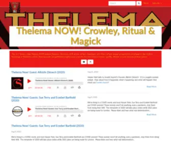 Thelemanow.com(Thelema NOW) Screenshot