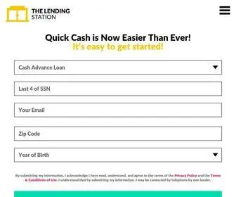 Thelendingstation.com(The Lending Station) Screenshot