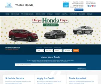 Thelenhondabaycity.com(Thelen Honda) Screenshot