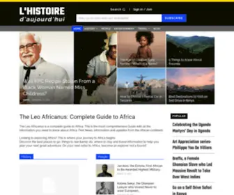 Theleoafricanus.com(Leo Africanus) Screenshot
