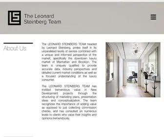 Theleonardsteinbergteam.com(The Leonard Steinberg Team) Screenshot