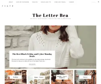 Theletterbea.com(The letter bea) Screenshot