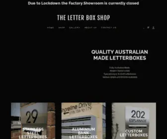 Theletterboxshop.com.au(The Letter Box Shop) Screenshot