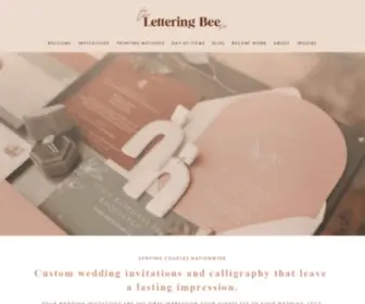 Theletteringbeeco.com(The Lettering Bee Co) Screenshot