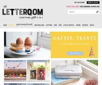 Theletteroom.com(Unique & Personalised Gifts) Screenshot