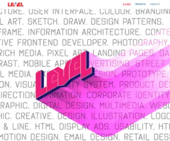 Thelevel.com.au(Freelance Digital Designer) Screenshot