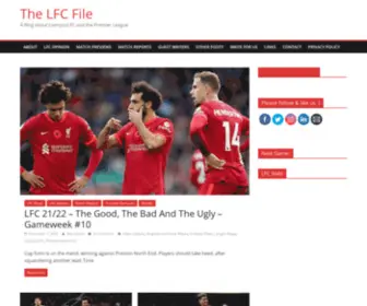 ThelfcFile.com(The LFC File) Screenshot