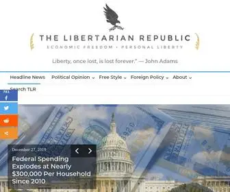 Thelibertarianrepublic.com(The Libertarian Republic) Screenshot