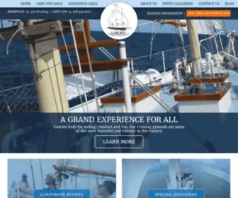 Theliberte.com(Charter sailboat Annapolis) Screenshot