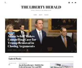 Thelibertyherald.com(Truth is treason in the empire of lies) Screenshot