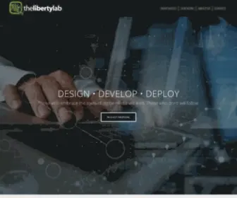 Thelibertylab.com(The Liberty Lab Home) Screenshot